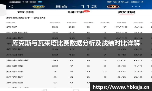 库克斯与瓦莱塔比赛数据分析及战绩对比详解